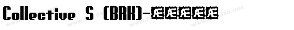 Collective S (BRK)字体转换